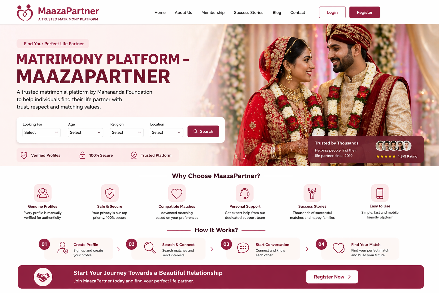 Matrimony Platform